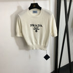PRADA 25S SHORT-SLEEVE SWEATER 280