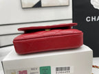CHL - Mini Flap Bag Red For Women Bags 7.5in/19LO