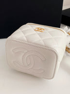 CHL - Small Vanity With Chain White For Women Bags 4.3in/11LO