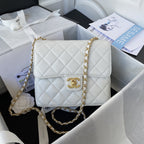 CHL - Small Floor Pack White For Women Bags 7.6in/19.5LO