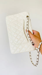 CHL - Small Classic Handbag White For Women Bags 9.1in/23LO