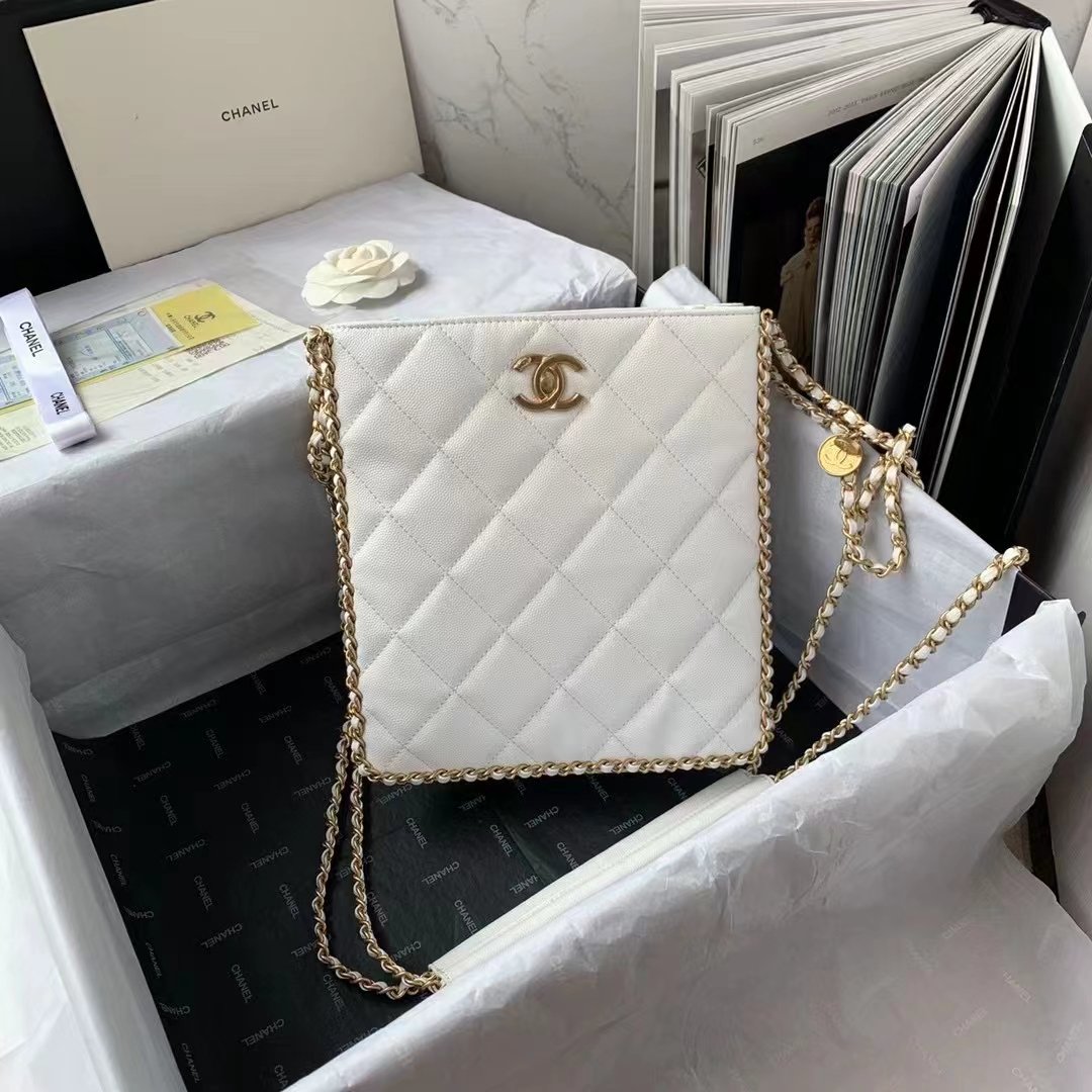 CHL - Small Shopping Bag White For Women Bags 9in/23LO