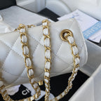 CHL - Mini Flap Bag White For Women Bags 6.7in/17LO