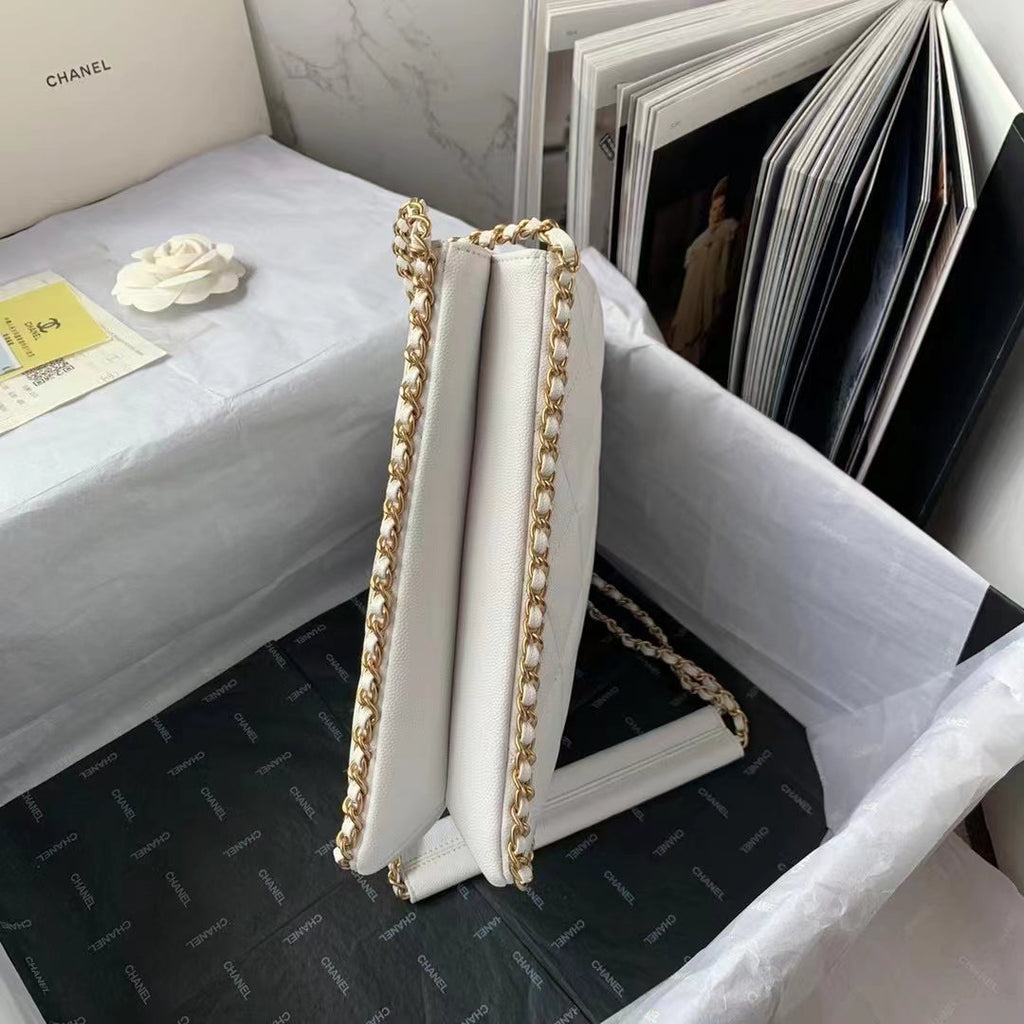 CHL - Small Shopping Bag White For Women Bags 9.1in/23LO