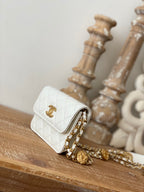 CHL -  Clutch With Chain White For Women Bags 4.8in/12.3LO