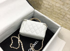CHL - Small Vanity Case White For Women Bags 5.9in/15LO