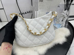 CHL - Hobo Handbag White For Women Bags 9.4in/24LO