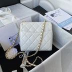 CHL - Mini Flap Bag White For Women Bags 6.7in/17LO