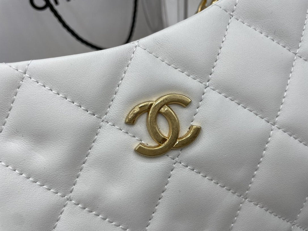 CHL - Hobo Handbag White For Women Bags 9.4in/24LO
