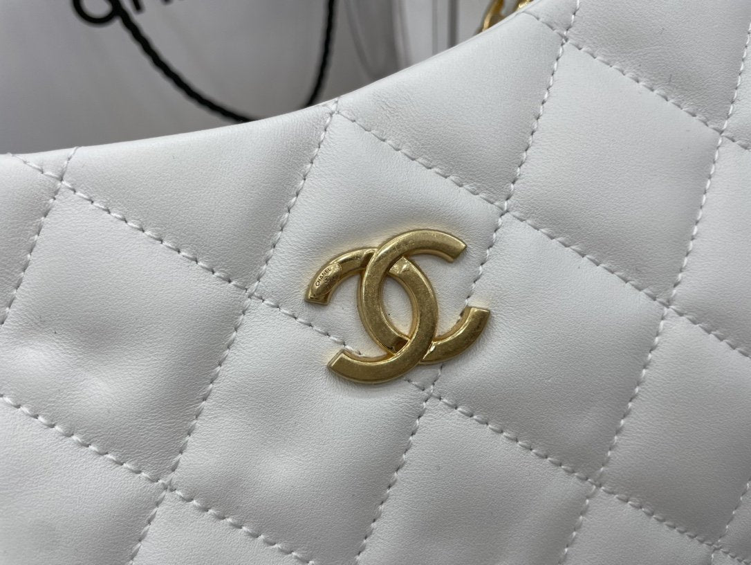 CHL - Hobo Handbag White For Women Bags 9.4in/24LO