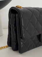 CHL - Small Flap Bag Black For Women Bags 8.7in/22LO
