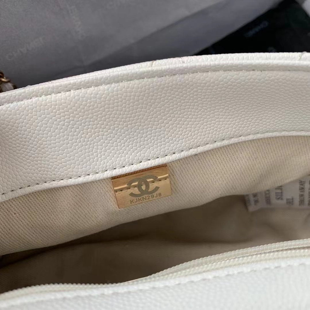 CHL - Flapbag With Chain White For Women Bags 8.3in/21LO
