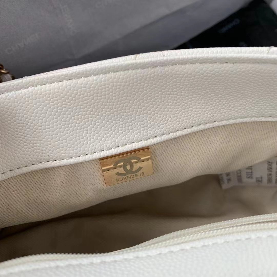 CHL - Flapbag With Chain White For Women Bags 8.3in/21LO