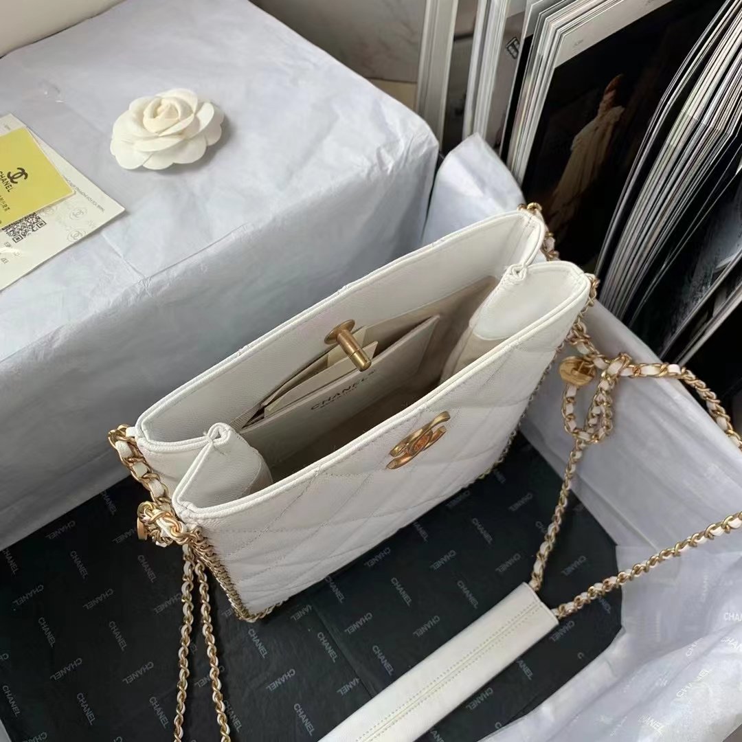 CHL - Small Shopping Bag White For Women Bags 9in/23LO