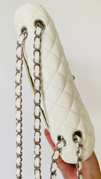 CHL - Small Classic Handbag White For Women Bags 9.1in/23LO
