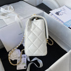 CHL - Mini Flap Bag White For Women Bags 6.7in/17LO