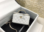 CHL - Small Vanity Case White For Women Bags 5.9in/15LO