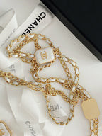CHL - Small Vanity With Chain White For Women Bags 4.3in/11LO