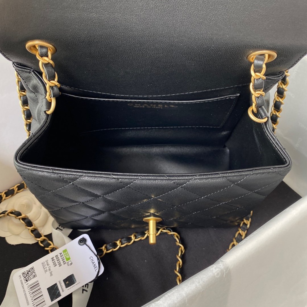 CHL - Small Floor Pack Black For Women Bags 7.6in/19.5LO