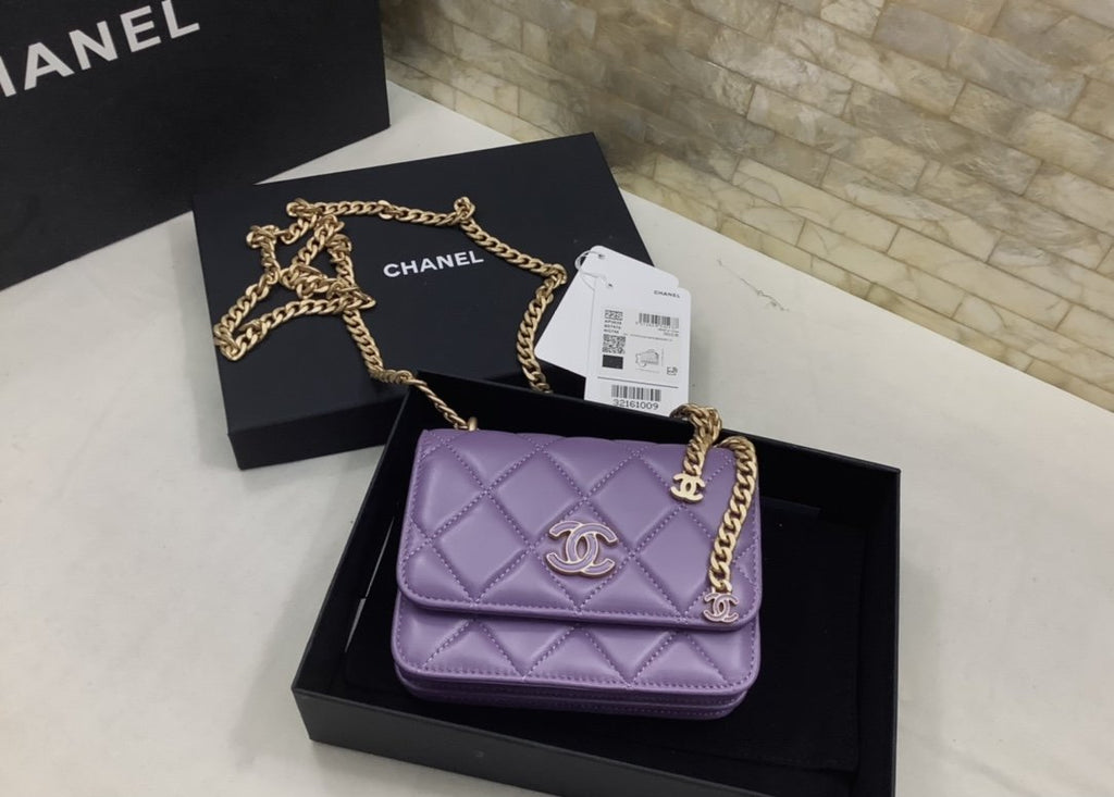 CHL - Spring And SuMM - er 22C Violet For Women Bags 6.1in/15.5LO