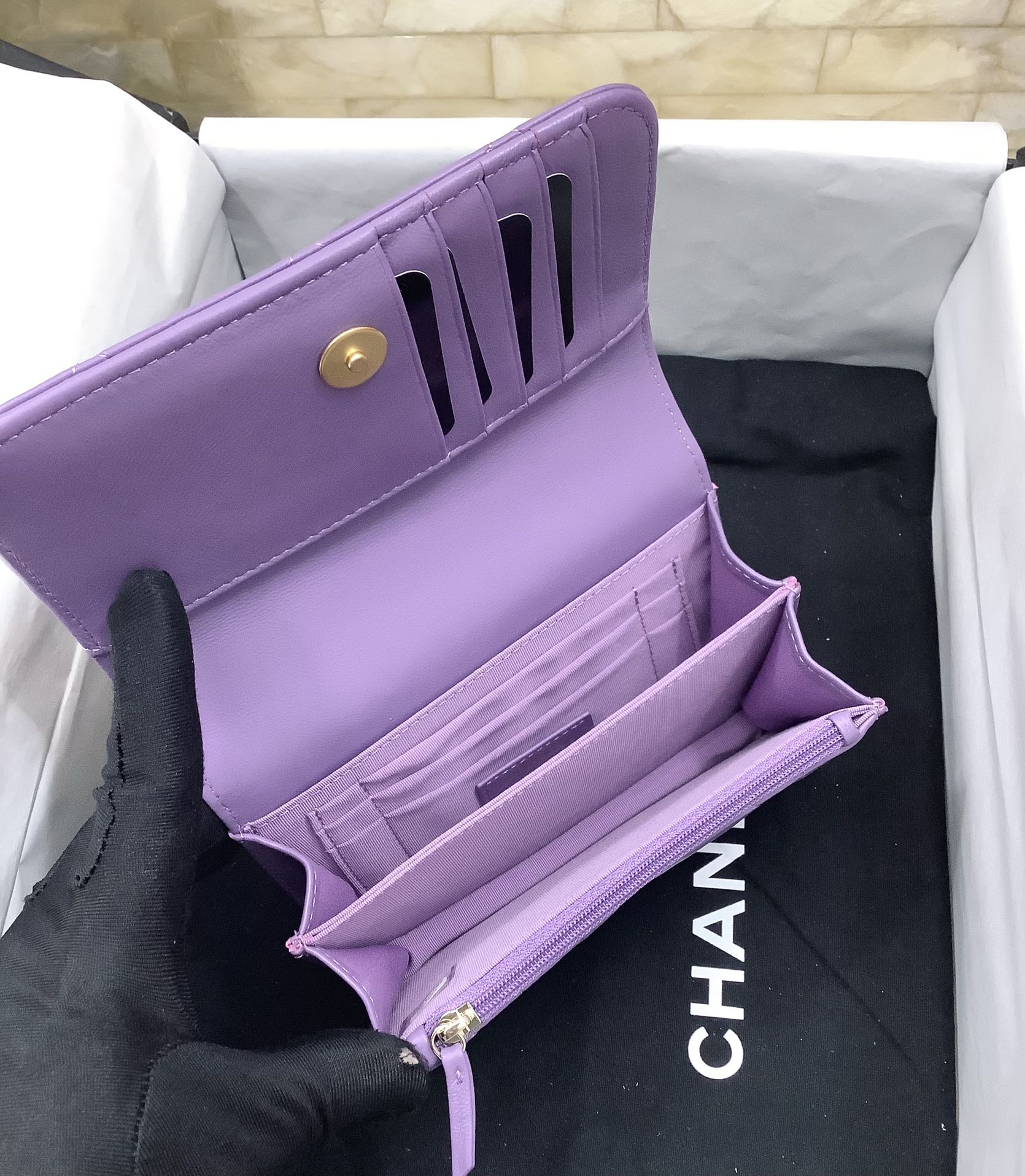 CHL - Spring And SuMM - er 22C Violet For Women Bags 6.1in/15.5LO