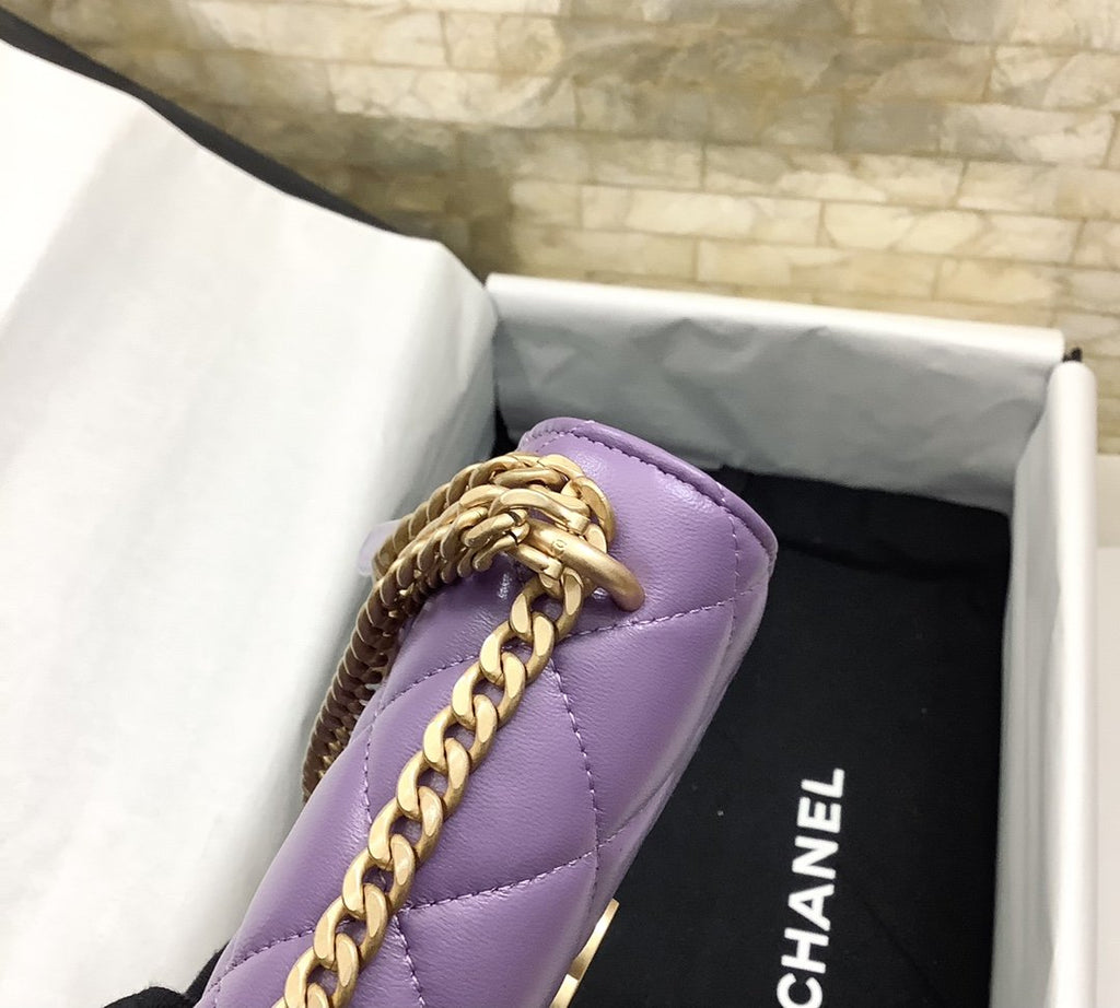 CHL - Spring And SuMM - er 22C Violet For Women Bags 6.1in/15.5LO
