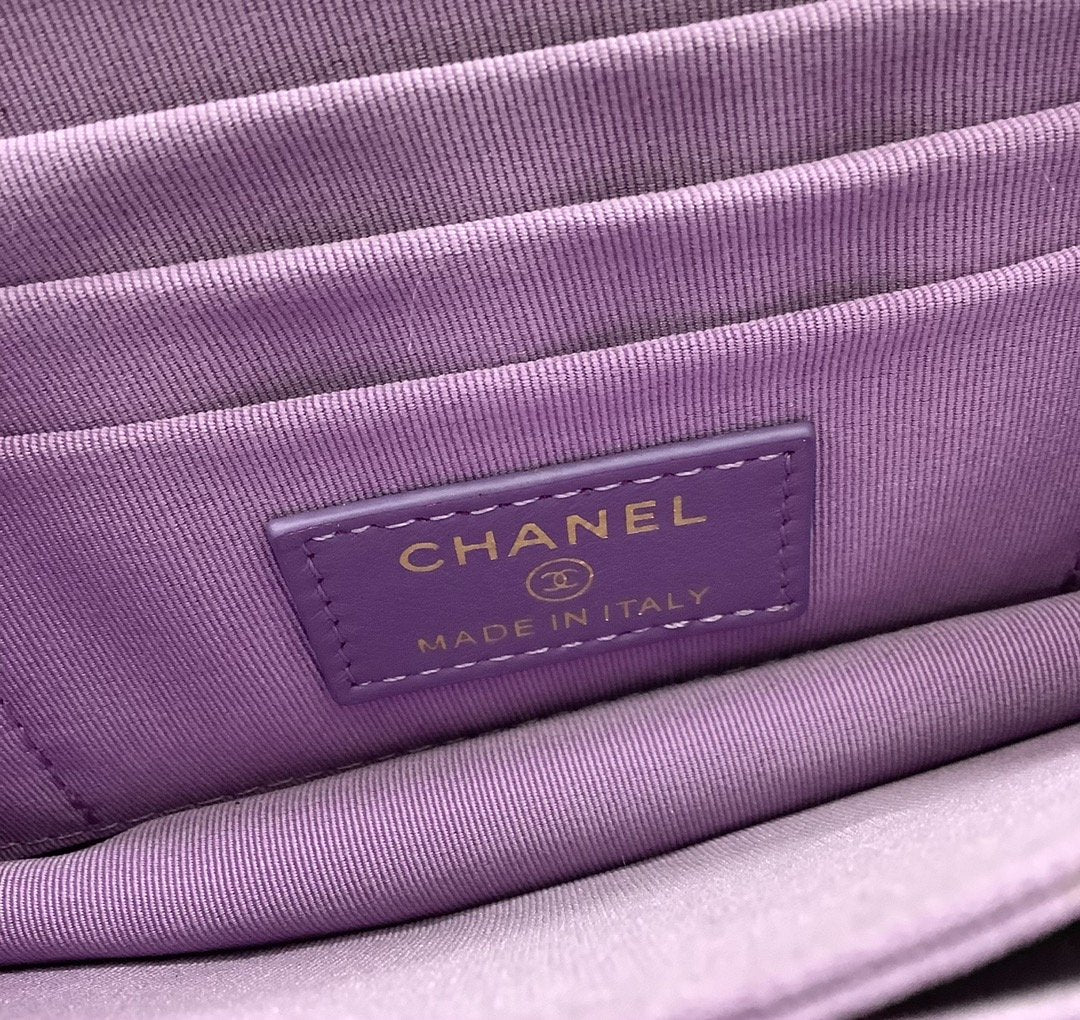 CHL - Spring And SuMM - er 22C Violet For Women Bags 6.1in/15.5LO