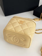 CHL - Small Vanity With Chain Yellow For Women Bags 4.3in/11LO