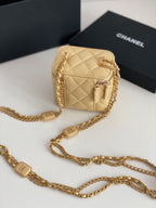 CHL - Small Vanity With Chain Yellow For Women Bags 4.3in/11LO