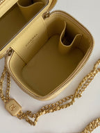 CHL - Small Vanity With Chain Yellow For Women Bags 4.3in/11LO