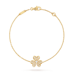 FRIVOLE GOLD FLOWER DIAMOND BRACELET
