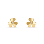 FRIVOLE GOLD FLOWER EARRINGS