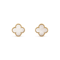 CLOVER MINI GOLD EARRINGS