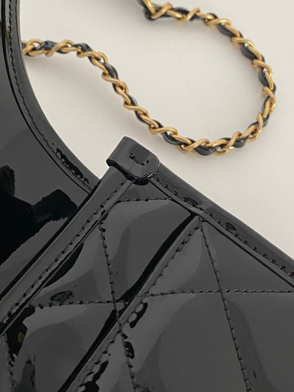CHL - Small Flap Bag With Top Handle Black For Women Bags 8.1in/20.5LO AS3652 B09576 94305