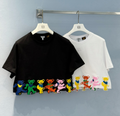 Loewe 25 Bear Embroidered High Waist Short T-shirt Cotton