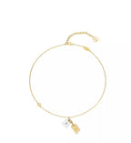 LV GOLD AND SILVER DOUBLE BRAND GOLD BRACELET
