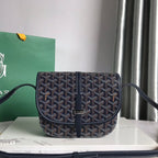 BELVEDERE PM BAG 21CM NAVY BLUE CANVAS