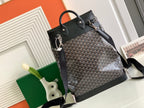 GOYA STEAMER PM BAG 48CM BLACK CANVAS
