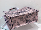 Large CD Book Tote 42cm Jardin Botanique Pink