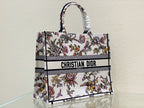 Large CD Book Tote 42cm Jardin Botanique White