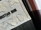 Small CD Book Tote 26.5cm Butterfly Zodiac White