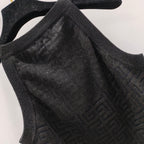 PB Monogram Knitted Top