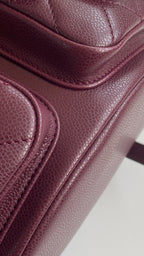 CC large backpack 20 burgundy lambskin