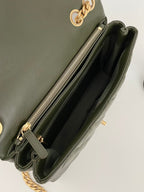 CHL - Small Flap Bag Green For Women Bags 8.7in/22LO