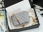 CHL - Vanity With Chain Gray For Women Bags 6.2in/16LO