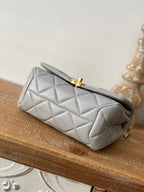 CHL -  Classic Diamond Flap Bag Gray For Women Bags 9.1in/23LO