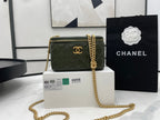 CHL - Small Vanity Case Emerald Green For Women Bags 5.9in/15LO