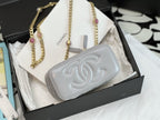 CHL - Vanity With Chain Gray For Women Bags 6.2in/16LO