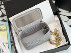 CHL - Vanity With Chain Gray For Women Bags 6.2in/16LO