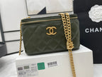 CHL - Small Vanity Case Emerald Green For Women Bags 5.9in/15LO